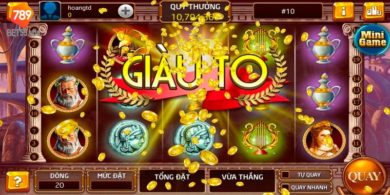 Hướng dẫn tham gia chơi slot game tại 789BET 