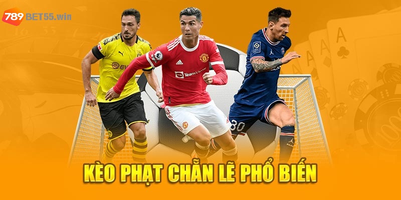 Kèo phạt chẵn lẻ phổ biến