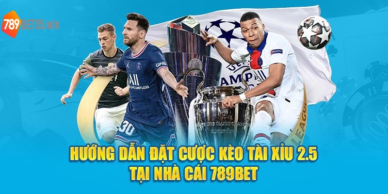 Hướng dẫn đặt cược kèo tài-xỉu 2.5 tại nhà cái 789bet